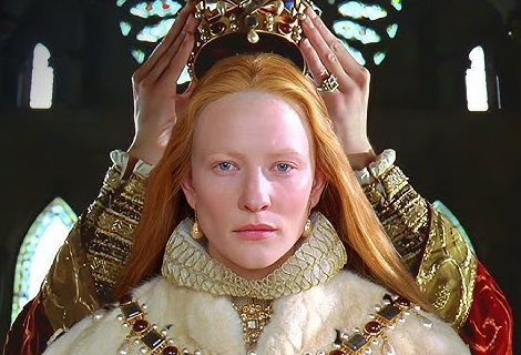 Queen Elizabeth the first is crowned Queen during a difficult time, symbolizing the rise of an unlikely individual to power.