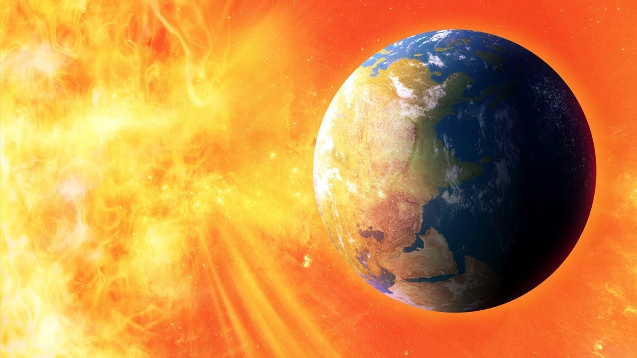 the day the sun exploded, picture pictures the Sun being swallowed up by a heat wave when the Sun explodes